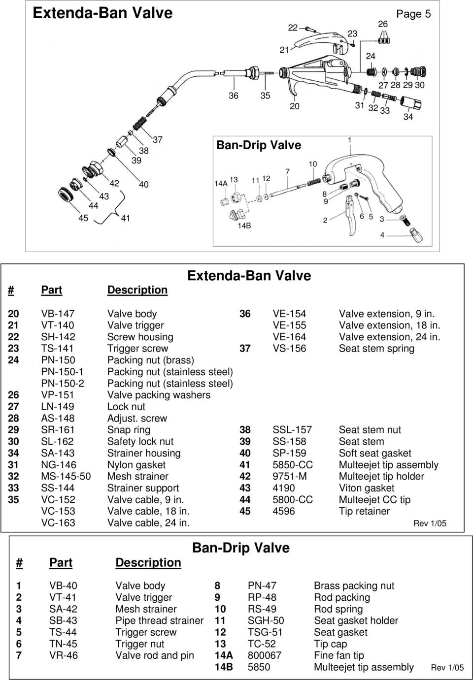 B&G RP-48 Packing Rod – Ecovar