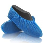 Disposable plastic shoe covers